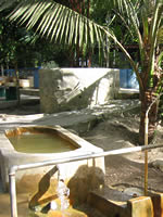 El Valle, Pozos termales